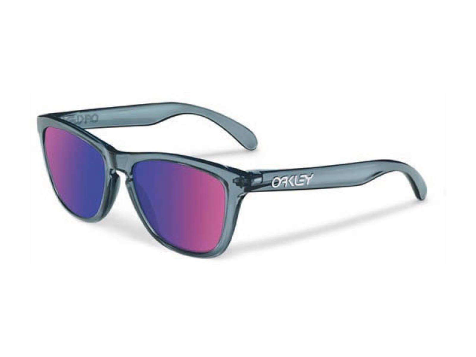 Oakley Frogskins Crystal Black Positive Red Iridium Biker Boarder De