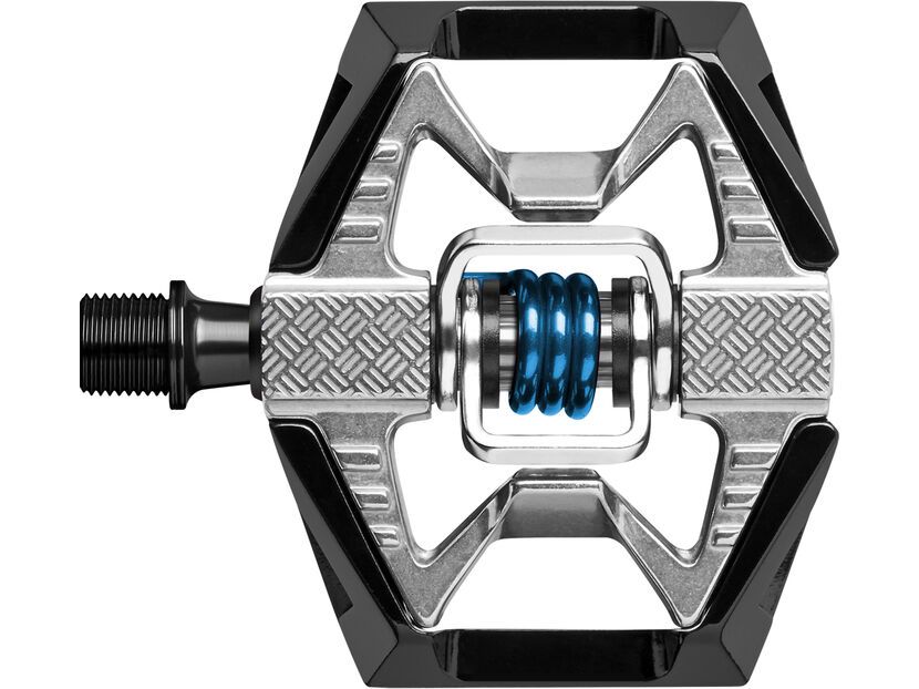 Crankbrothers Double Shot Black Raw Blue Biker Boarder De