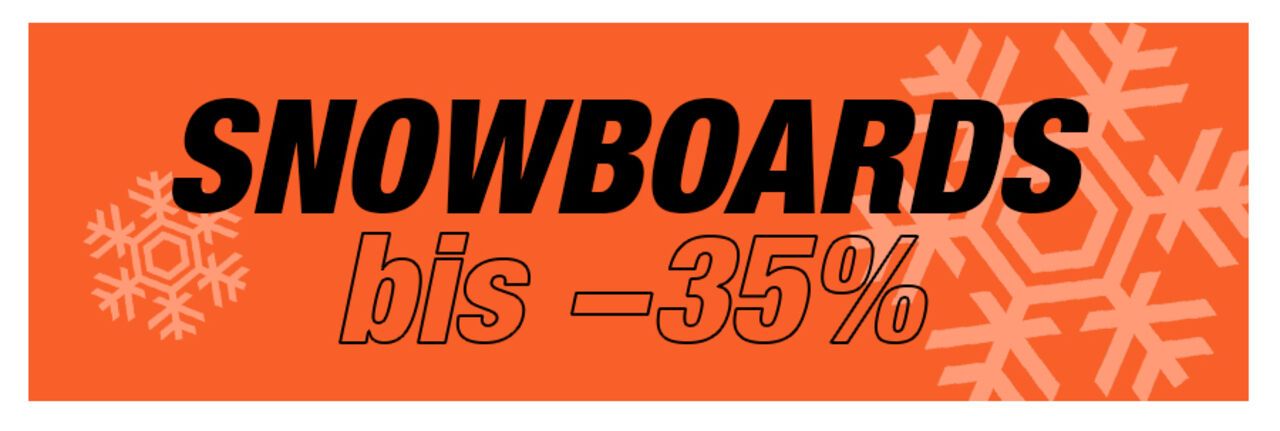 Snowboards bis -35%