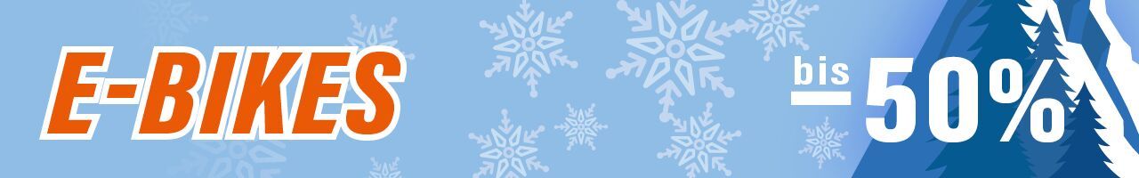 E-Bikes bis -50%