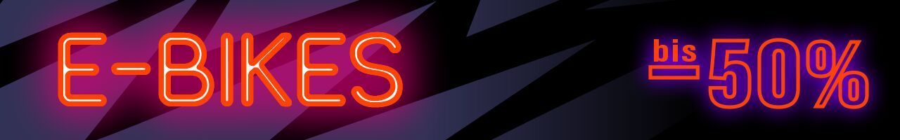 E-Bikes bis -50%