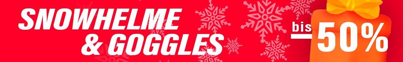 Helme und Goggles bis -50%