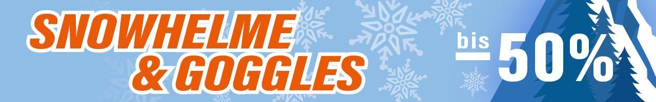 Helme und Goggles bis -50%