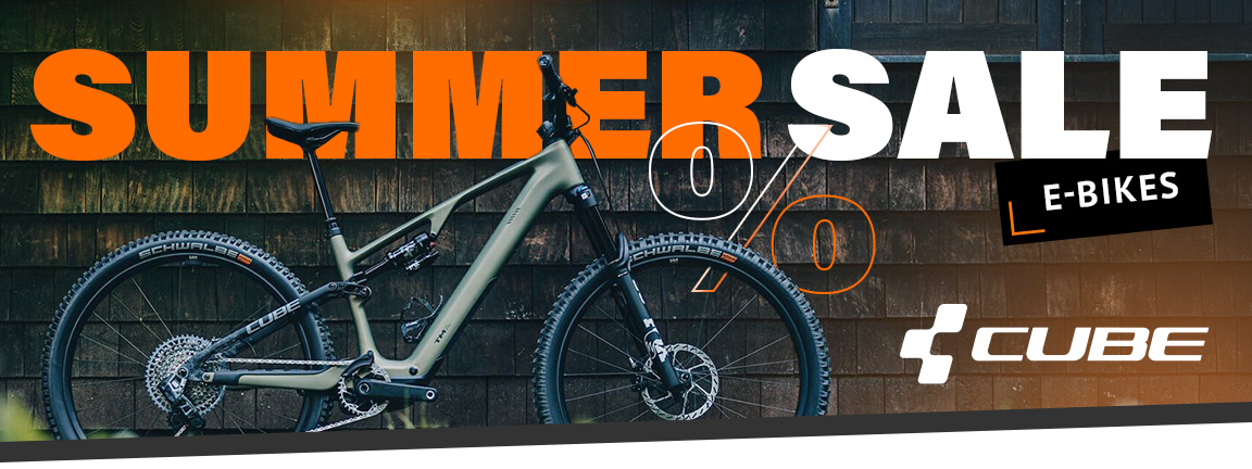 ⚡ CUBE E-Bikes bis zu -30 % – Jetzt im Summer Sale