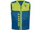 Scott Actifit Plus Vest Protector Junior, mykonos blue/sulphur yellow | Bild 1