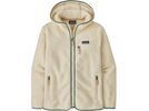 Patagonia Women's Retro Pile Hoody, natural w/ellwood green | Bild 1