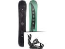 Set: Arbor Element 2017 + Flow NX2 Hybrid 2017, black - Snowboardset | Bild 1