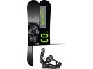 Set: Ride Wild Life Wide 2017 + Flow Nexus Hybrid 2017, black - Snowboardset | Bild 1