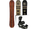 Set: Arbor Coda Camber Premium Mid Wide 2017 + Nitro Machine 2015, black - Snowboardset | Bild 1