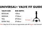 Stan's NoTubes Tubeless Universal+ Valves - Regular, black | Bild 5