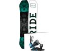 Set: Ride Helix 2017 + Flow Fuse-GT 2016, black/blue - Snowboardset | Bild 1