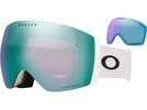 Oakley Flight Deck Pro L, Prizm Snow Sapphire Iridium & Iced / matte white | Bild 1