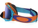Oakley Crowbar MX Heritage Racer Goggle, bright orange/Lens: ice iridium | Bild 4