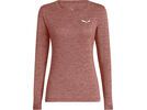 Salewa Puez Melange Dry’Ton Langarm Tee Damen, desert pink melange | Bild 1
