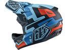 TroyLee Designs D3 Fiberlite Speedcode Helmet, blue/black | Bild 2
