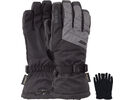POW Gloves Warner Gore-Tex Long Glove + Merino Liner, charcoal | Bild 1