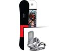 Set: Ride Crook Wide 2017 + Ride Rodeo LTD 2016, silver - Snowboardset | Bild 1