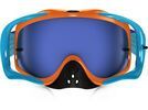 Oakley Crowbar MX Heritage Racer Goggle, bright orange/Lens: ice iridium | Bild 2
