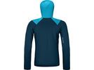 Ortovox Merino Fleece Grid Hoody M, mountain blue | Bild 2