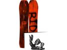 Set: Ride Warpig Large 2017 + Flow NX2 2017, black - Snowboardset | Bild 1