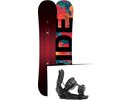 Set: Ride Saturday 2017 + Flow Haylo 2016, black - Snowboardset | Bild 1