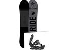 Set: Ride Hellcat 2017 + Flow Juno Hybrid 2017, black - Snowboardset | Bild 1