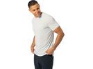 super.natural Casual Rib Bio J Tee Herren, white stone melange | Bild 3