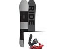 Set: Ride Timeless 2017 + Flow Nexus Hybrid 2016, black/red - Snowboardset | Bild 1