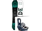 Set: Ride Helix 2017 + Burton Cartel 2017, blue steel - Snowboardset | Bild 1
