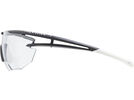 Alpina Eye-5 Shield VL+, black matt white/Lens: varioflex black | Bild 2