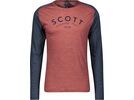 Scott Trail Flow Merino L/SL Men's Shirt, rust red/midnight blue | Bild 1