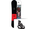 Set: Ride Crook Wide 2017 + K2 Cinch CTS 2017, black - Snowboardset | Bild 1