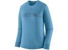 Patagonia Women's Long-Sleeved Capilene Cool Merino Blend Graphic Shirt Strata Stripe, shore blue | Bild 1