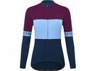 Le Col Womens Sport Tricolour Long Sleeve Jersey, navy/powder blue/purple | Bild 1