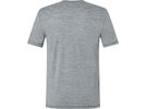 super.natural M Logo Tee, cashmere grey melange/chilli | Bild 2