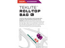 Wolf Tooth B-RAD TekLite Roll-Top Bag inkl. Montageplatte - 1,0 l, gray | Bild 4