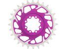 Burgtec 3 mm Offset Thick Thin Chainring SRAM 8-Bolt, purple rain | Bild 1