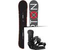 Set: Burton Custom X Wide 2015 + Burton Malavita EST 2017, black - Snowboardset | Bild 1
