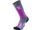 UYN All Mountain Ski Socks Lady, medium grey melange/purple | Bild 1