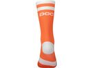 POC Lure MTB Sock Long, zink orange/hydrogen white | Bild 2