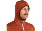 Ortovox Merino Fleece Grid Hoody M, clay orange | Bild 7