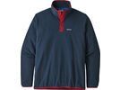 Patagonia Men's Micro D Snap-T Fleece Pullover, new navy w/classic red | Bild 1