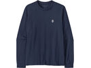 Patagonia Men's Long-Sleeved Midweight Hut Tripper Skyline T-Shirt, new navy | Bild 1