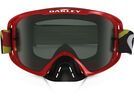 Oakley O-Frame 2.0 MX Heritage Racer Goggle, bright red/Lens: dark grey | Bild 2