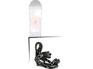 Set: Nitro Pro One Off Silje Norendal 2017 + Nitro Lynx 2017, black - Snowboardset | Bild 1