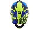 TroyLee Designs D3 Fiberlite Speedcode Helmet, yellow/blue | Bild 3