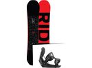 Set: Ride Machete 2017 + Flow Five 2016, black - Snowboardset | Bild 1