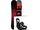 Set: Ride Saturday 2017 + Burton Lexa 2017, black gold - Snowboardset | Bild 1