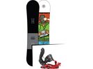 Set: Ride Crook 2017 + Flow Nexus Hybrid 2016, black/red - Snowboardset | Bild 1