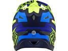 TroyLee Designs D3 Fiberlite Speedcode Helmet, yellow/blue | Bild 4